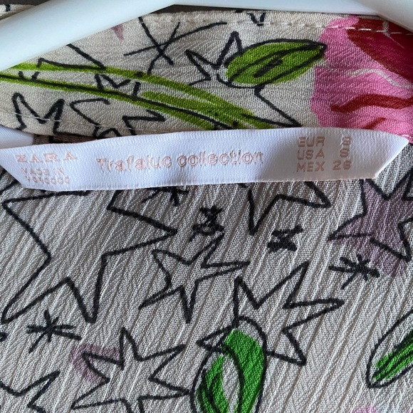 Zara Cream Pink Star Floral Print
Layered Bow Tie Long Sleeve - Picture 9 of 9